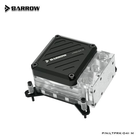 BARROW INTEL 115X 1700 X99 X299 CPU WATERBLOCK WITH INTEGRATED BLACK