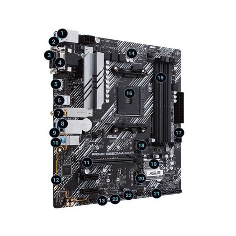 Asus Prime B M A Wifi Ii Motherboard Supreme It Mall Supreme It Mall