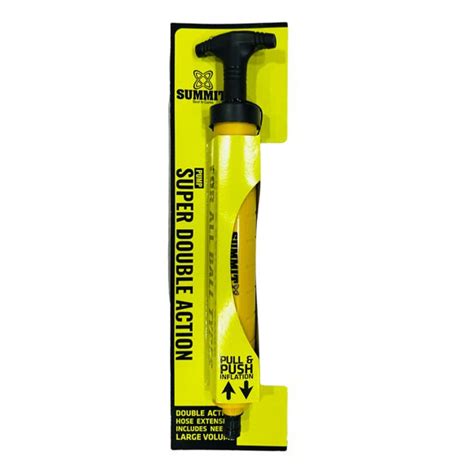 Summit Ball Pump Double Action Tenth Sports