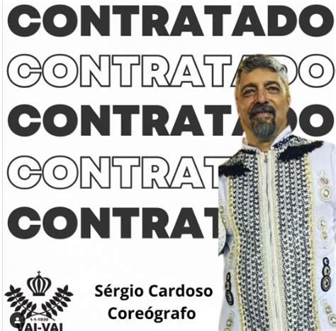 Sérgio Cardoso é o novo Coreógrafo da Comissão de Frente do Vai Vai