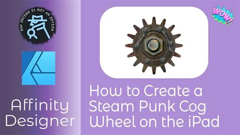 How Do I Create A Steam Punk Cog In Affinity Designer YouTube