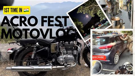 Acro Fest Tehri Lake Uttarakhand Nov 2023 Motovlog Pt 01 Shot By