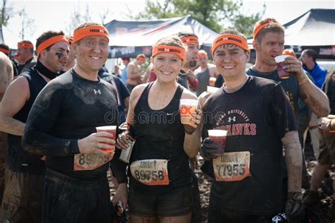 Tough Mudder Racers In The Mud Editorial Stock Image Image Of