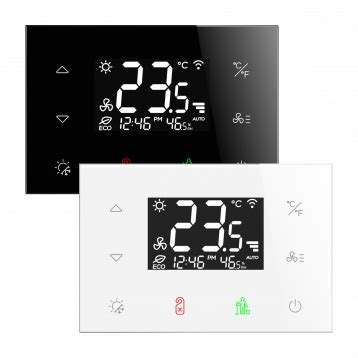 Glass Touch Thermostat For Fancoils Rftc Elko Ep