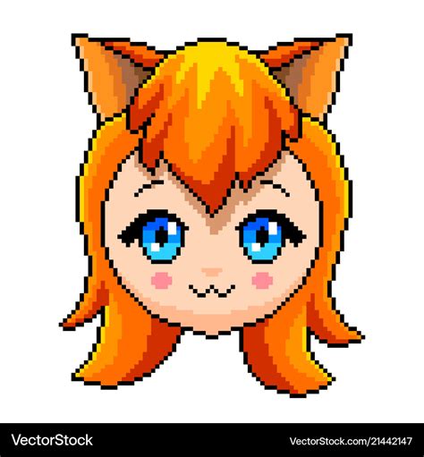 Cat Ears Pixel Art