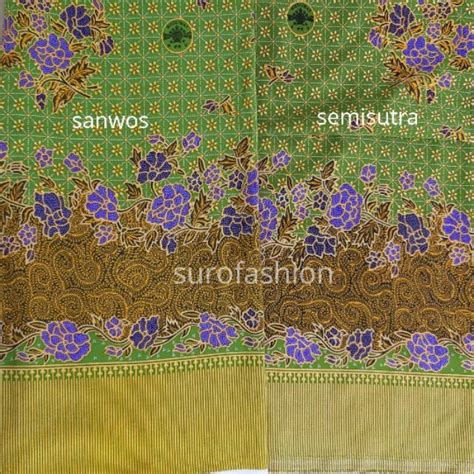 Jual Kain Batik Muslimat Sanwos Dan Semi Sutra C Shopee Indonesia