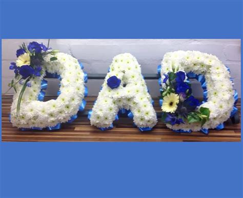 DAD Funeral Tribute - VIP Floral Designs