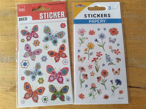 Pack Bogen Sticker Neu Schmetterling Kaufen Auf Ricardo