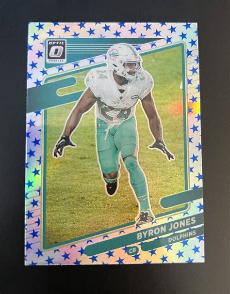 2021 Panini Donruss Optic Stars Prizm Byron Jones 62 Dolphins EBay