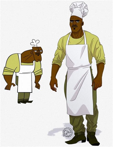 Total Drama Island Chef Hatchet Design Del Personaggio Dipinti