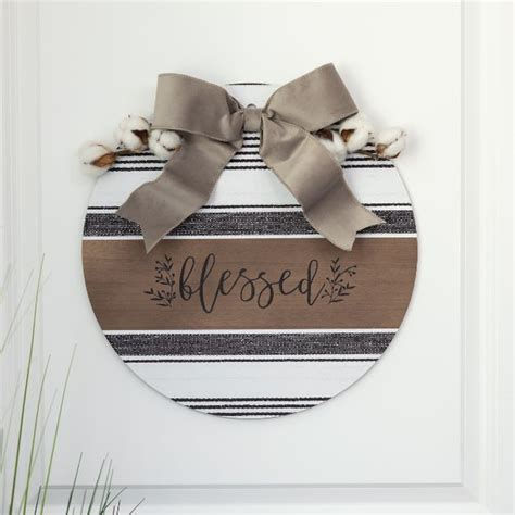 Chalk Couture Blessed Rustic Round Project