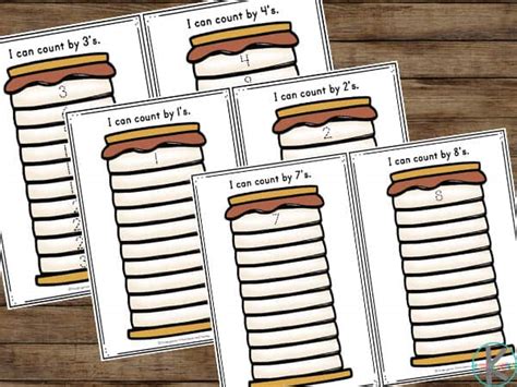 Free Smores Skip Counting Activity