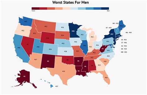 The Best And Worst U S States To Retire Vivid Maps Bank2home