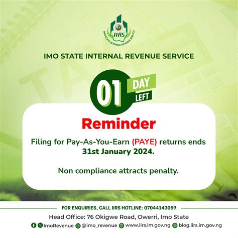 Countdown to PAYE Return Filing: Avoid Penalties with Timely Compliance