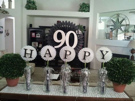 90th Birthday Table Decorations | BirthdayBuzz