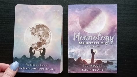 Moonology Manifestation Oracle Cards Flip Through Youtube