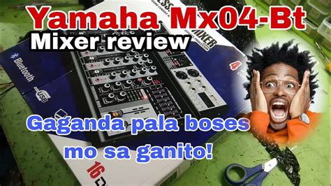 YAMAHA MX04 BT Mixer Review YouTube