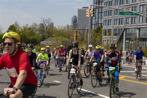 The Five Boro Bike Tour Editorial Photography Image Of City