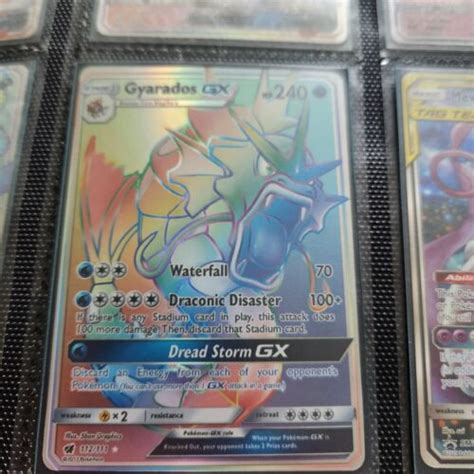 Pok Mon Tcg Gyarados Gx Crimson Invasion Holo Secret Rare Ebay