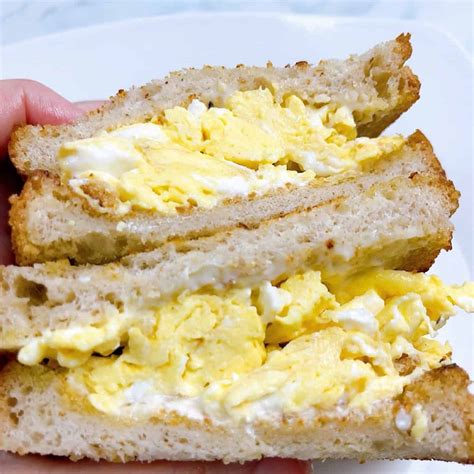 scrambled fried egg sandwich scrambled egg sandwich recipe powell