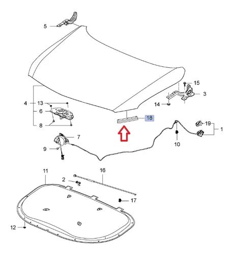 Moldura Rejilla Esquina Cofre Cavalier 1 5 2018 2019 Gm Part Envío gratis