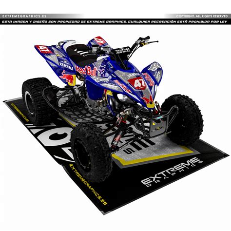 Adhesivos Quad Yamaha YFZ 450 RedBull Extremegraphics Es