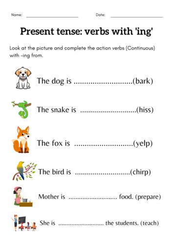 Adding Ing To Verbs Worksheet Grade 1 2 3 Grammar Ing Verbs Activity Book Teaching Resources