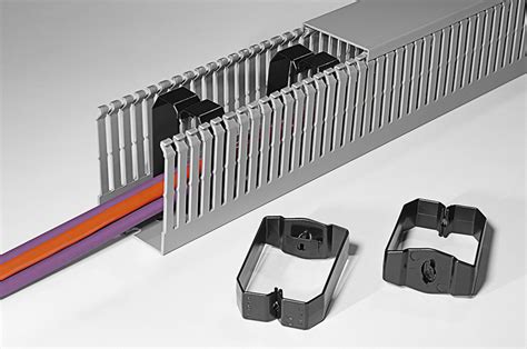 Efficient Electrical Panel Design Systematic Cable Management With Heladuct Wire Retainers