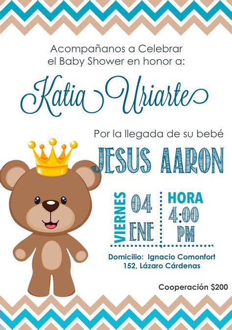 Invitación Baby Shower Niño All About Party En 2019 Baby Shower