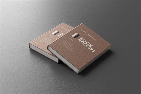 Premium PSD Leather Hard Cover Book Mockup