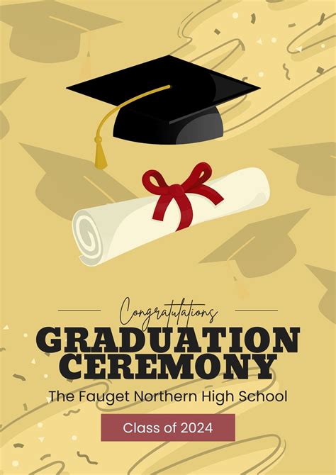 Graduation Program Covers Template