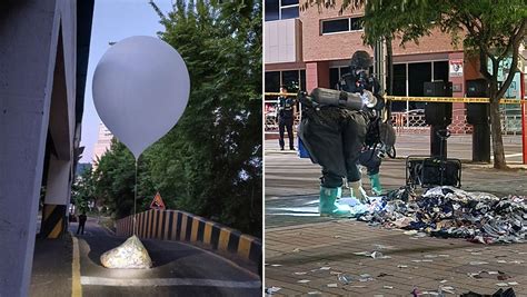 Corea Del Norte Otra Vez Le Envi M S De Globos Con Basura A Corea