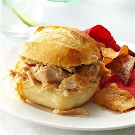 Slow Cooker Shredded Turkey Sandwiches Recipe: How to Make It