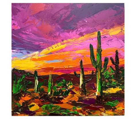 Arizona Sedona Original Oil Painting Grand Canyon Artwork Etsy