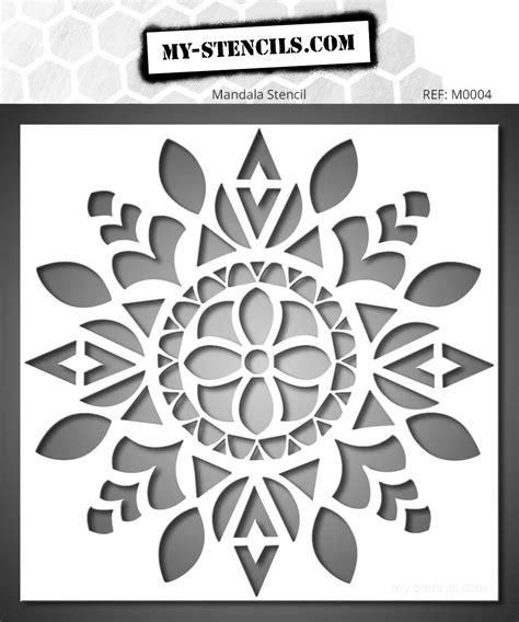 Mandala Stencil - M0004 - My Stencils