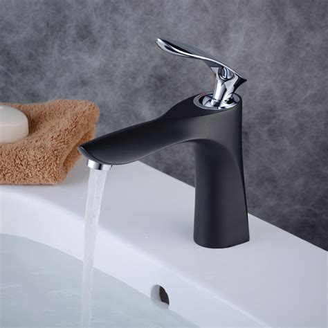 Cyen 2021 New Arrival Single Handle Chrome Black Water Saving Basin Taps