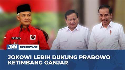 Jokowi Lebih Dukung Prabowo Ketimbang Ganjar Youtube