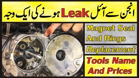 Engine Oil Leakage From Magnet Side In Bike Honda Cd Magnet Seal