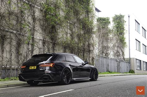 Audi RS6 C8 Black Vossen HF 4T Wheel Front