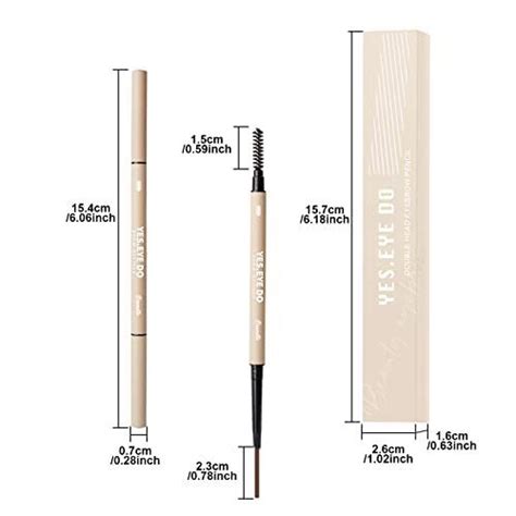 Brow Pencil For Gray Hair Retractable Eyebrow Pencil With Brush For Older Wo Ebay