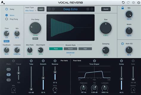 Auto Tune Vocal Reverb By Antares Audio Technologies Reverb Plugin