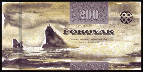 Faroe Islands Krone Banknote World Banknotes Coins Pictures