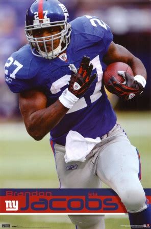 NY Giants Brandon Jacobs | Ny giants football, New york giants football ...