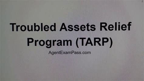 290 Troubled Assets Relief Program Tarp Free Real Estate License Exam