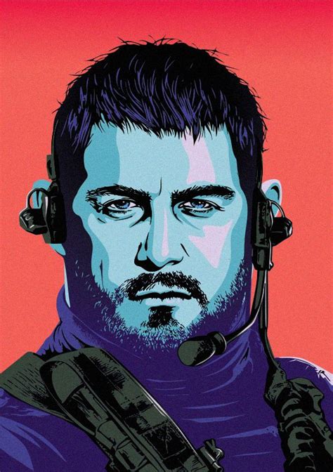 Chris Redfield Resident Evil Pop Art Poster