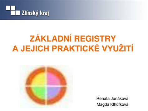 Ppt Z Kladn Registry A Jejich Praktick Vyu It Powerpoint