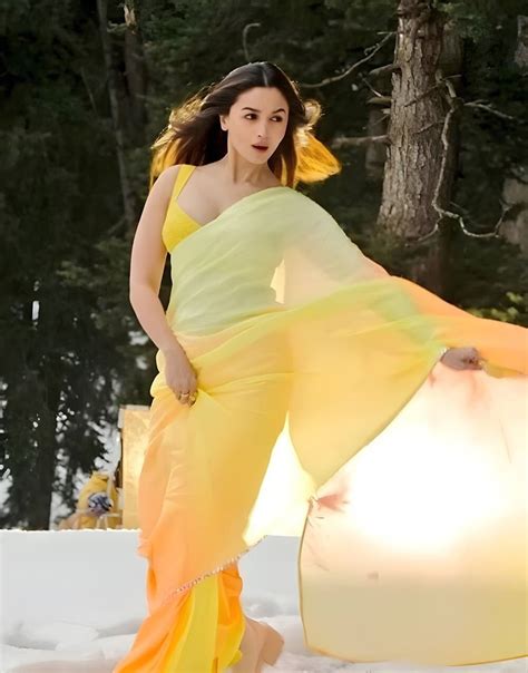 Alia Bhatt Saree Rocky Rani Movie Saree Bridesmaid Georgette Etsy