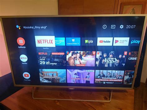 Smart Tv K Uhd Philips Wifi Led Ambilight Dvbt Transport Warszawa