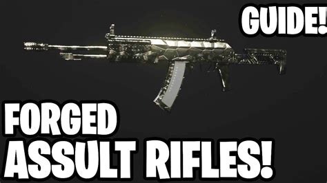 How To Unlock Forged Assault Rifles Fast Easy Call Of Duty Modern