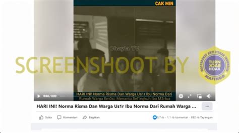 Cek Fakta Ibu Norma Risma Diusir Warga Dari Rumah Karena Selingkuh